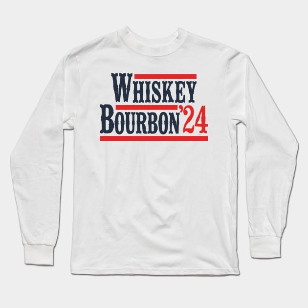 Whiskey Bourbon 2024 Long Sleeve T-Shirt by Etopix